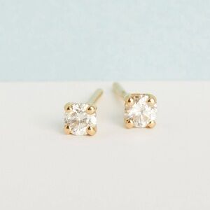 Aurate 14k Gold Diamond Studs